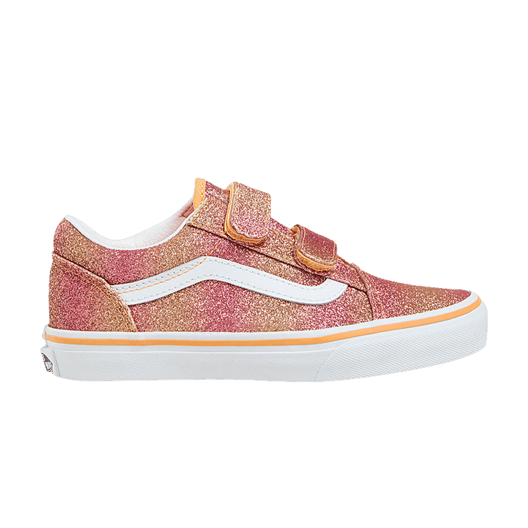 Vans Old Skool Kids 'Glitter - Sunrise' — Sunrise Glitter/True White
