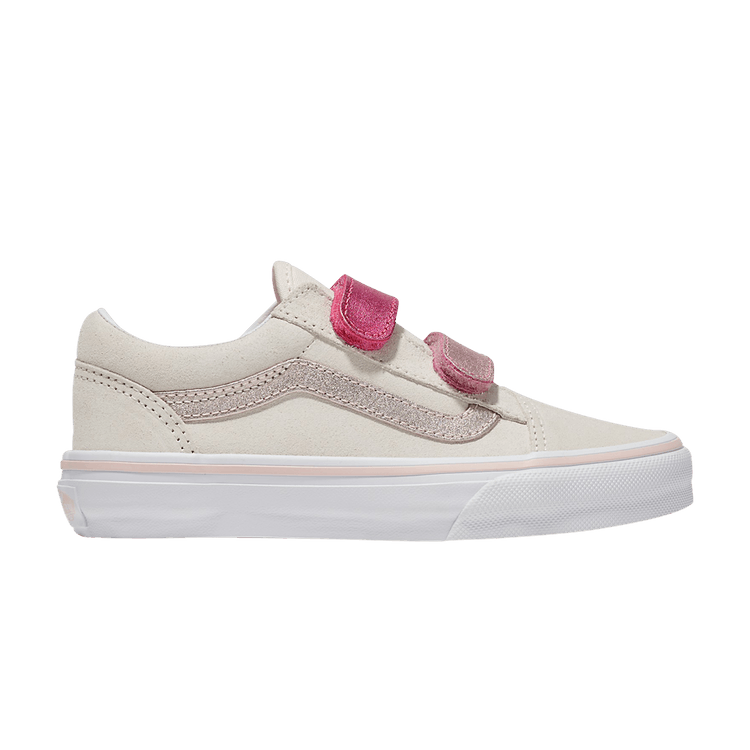 Vans Old Skool V Kids 'Marshmallow Metallic Pink' — Marshmallow/Metallic Pink