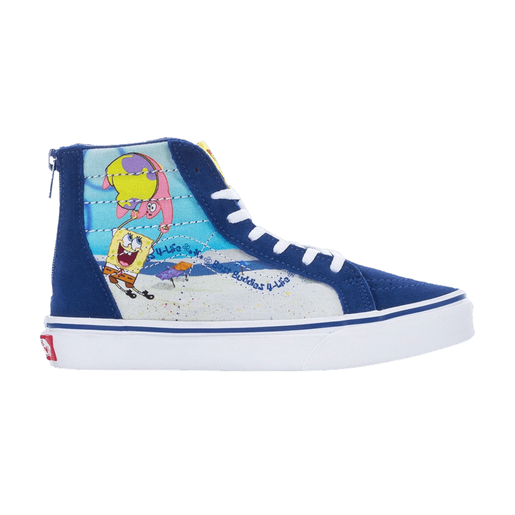 Vans SpongeBob SquarePants x Sk8-Hi Zip Kids 'Best Buddies 4 Life' — Multi-Color