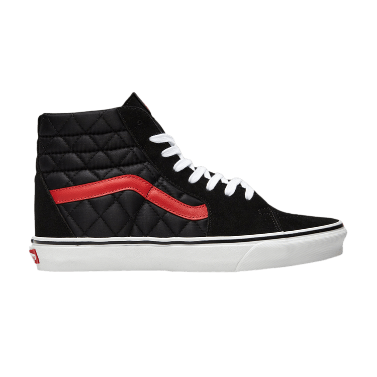 Vans Sk8-Hi 'Quilted - Black Red' — Black/Red