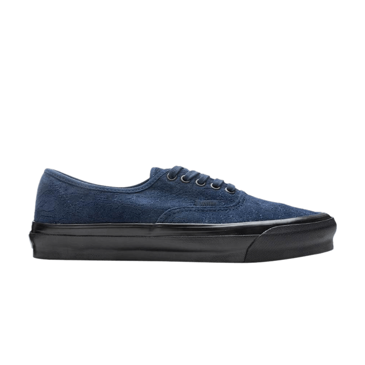 Vans OG Authentic LX 'Velvet Emboidery - Leopard Dress Blues' — Leopard/Dress Blues