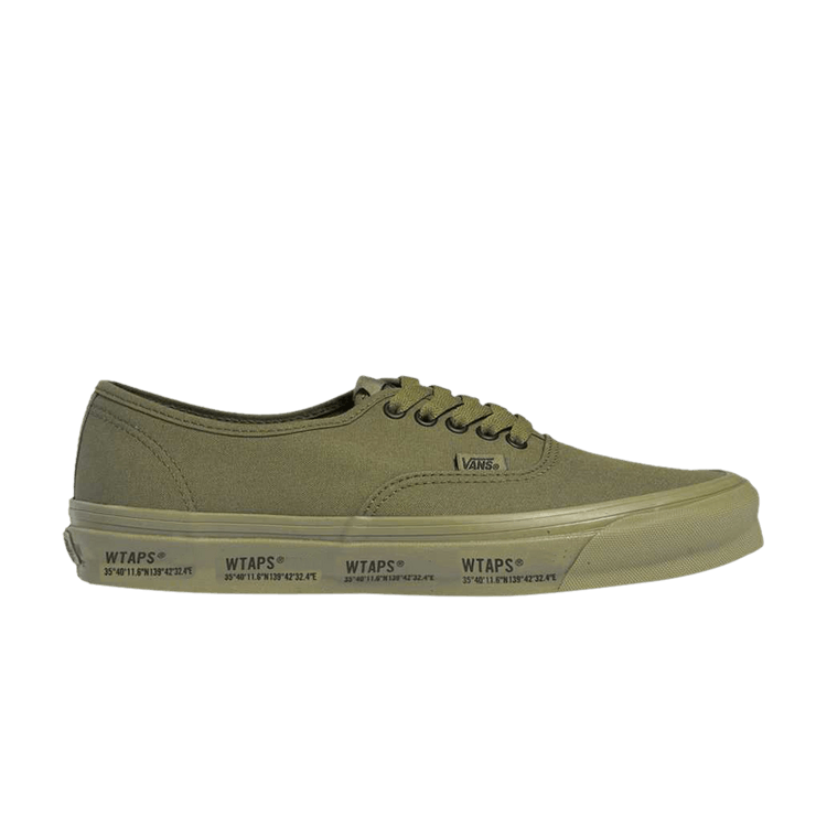 Vans WTAPS x OG Authentic LX 'Olive Drab' — Olive Drab/Black