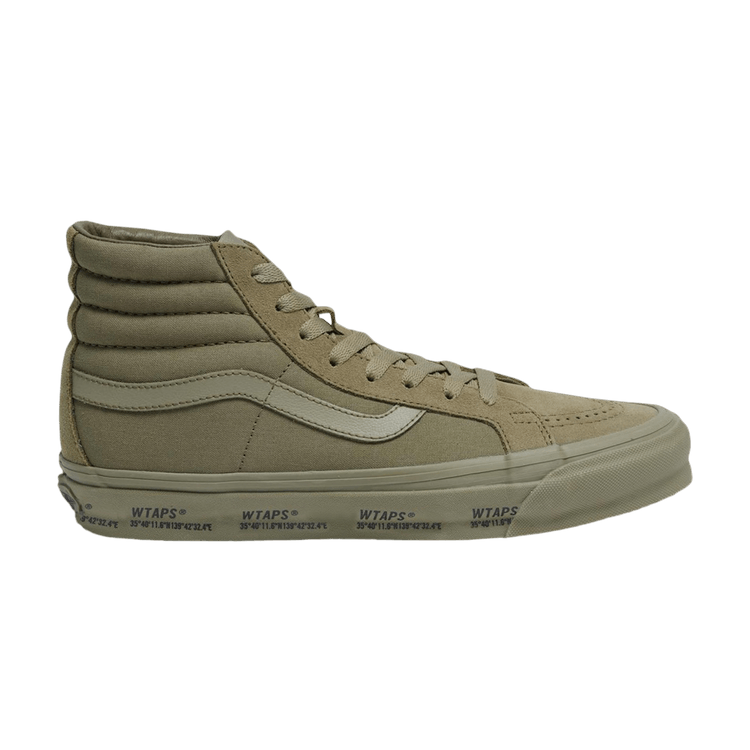 WTAPS x Vans OG Sk8-Hi LX 'Olive Drab' — Olive Drab/Black