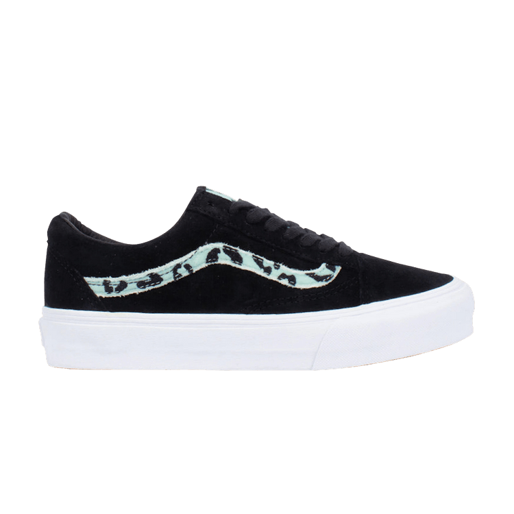 Vans Old Skool VLT LX 'Velvet Animal - Mint Leopard' — Black