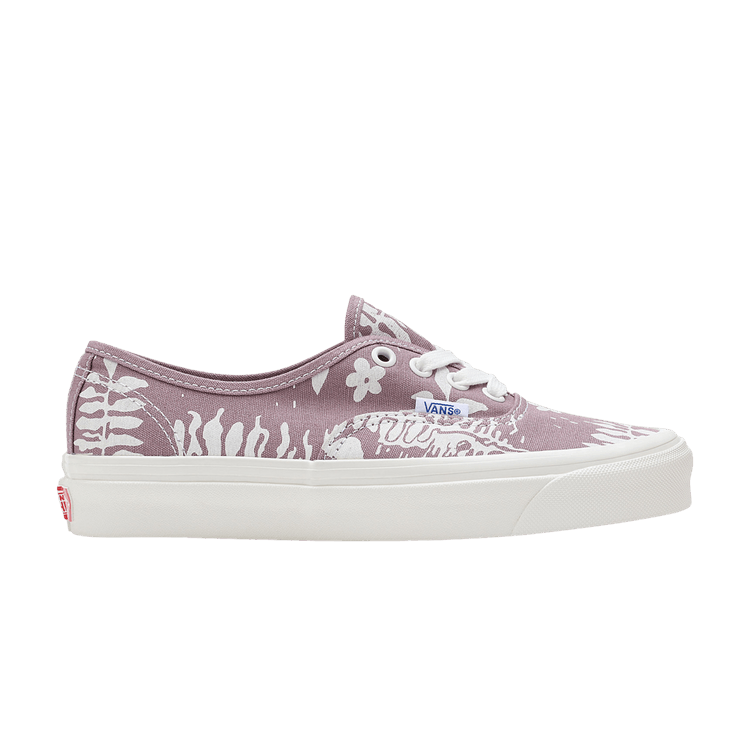 Vans Authentic 44 DX 'Anaheim Factory - Floral Purple' — Purple/White