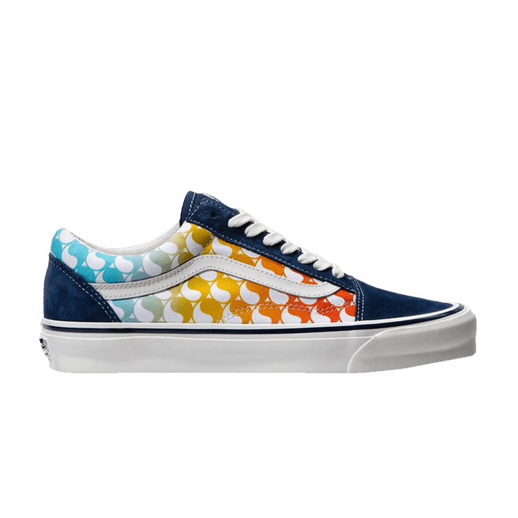 Free &amp; Easy x Vans OG Old Skool LX 'Yin Yang' — Dress Blues/Multi-Color