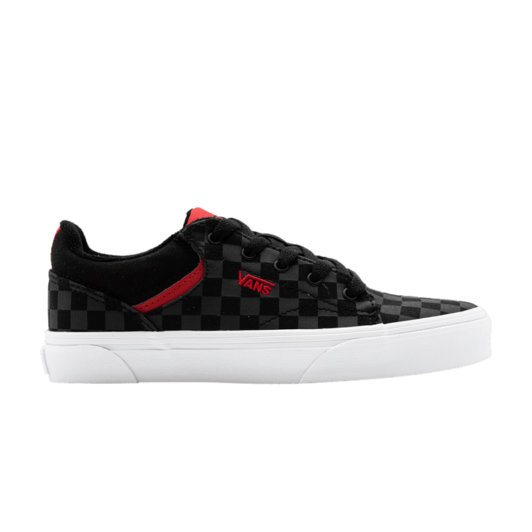 Vans Seldan 'Checkerboard - Black Red' — Black/Black