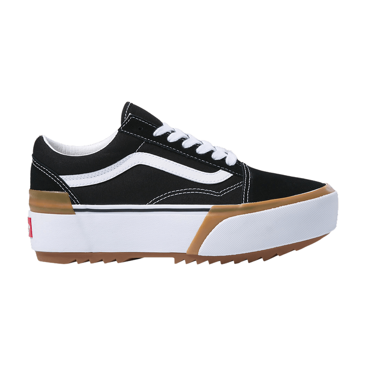 Vans Old Skool Stacked 'Black White Gum' — Black/White/Gum