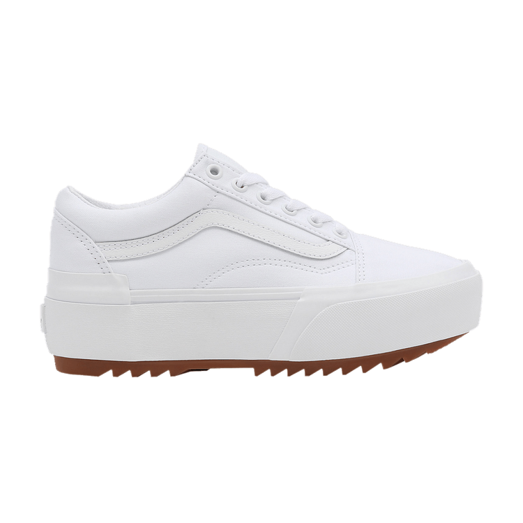 Vans Old Skool Stacked 'True White Gum' — True White