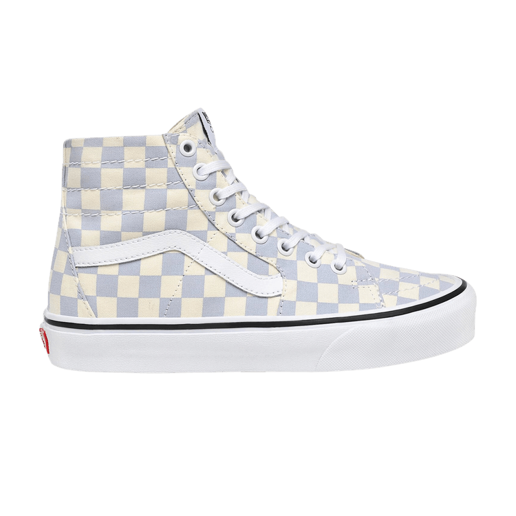Vans Sk8-Hi Tapered 'Checkerboard - Zen Blue' — Zen Blue/True White