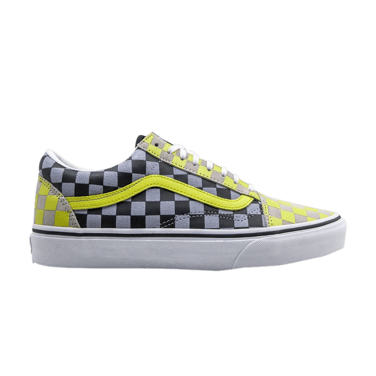 Vans Old Skool 'Black Yellow Checkerboard' — Multi/True White