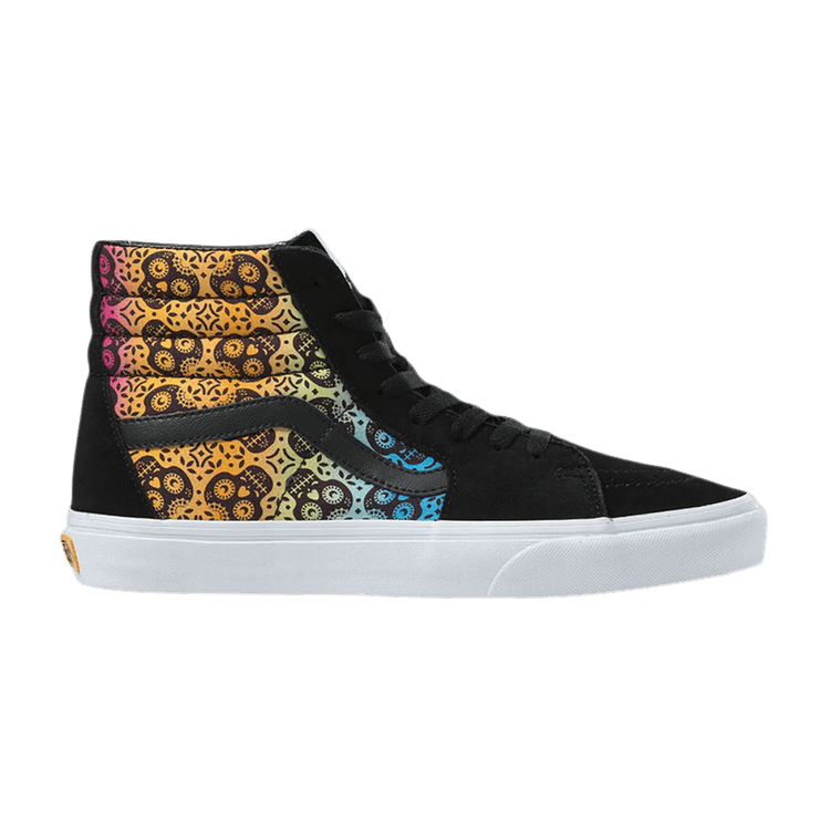Vans Sk8-Hi 'Dia De Los Muertos - Rainbow' — Black/Multi-Color