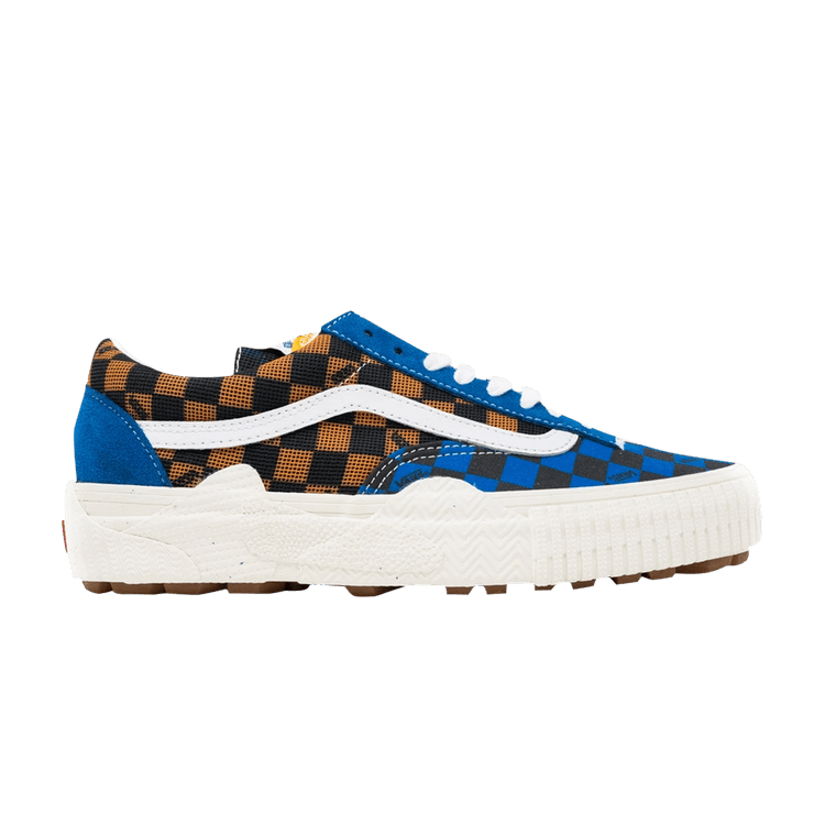 Vans Cap Mash Low LX '2-Tone Checkerboard - Mykonos Blue Apricot' — Mykonos Blue/Apricot