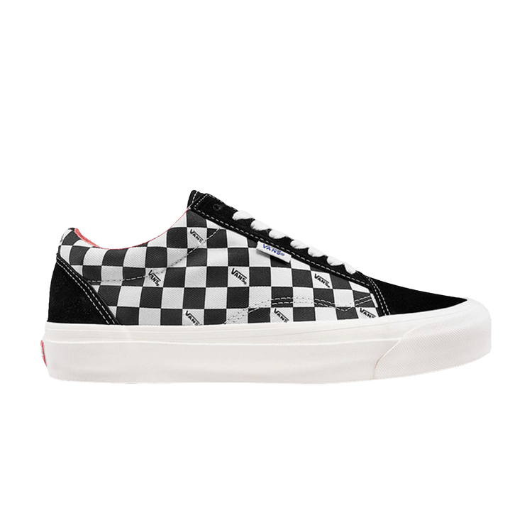 Vans Old Skool NS OG LX 'Black Checkerboard Logo' — Black/Marshmallow