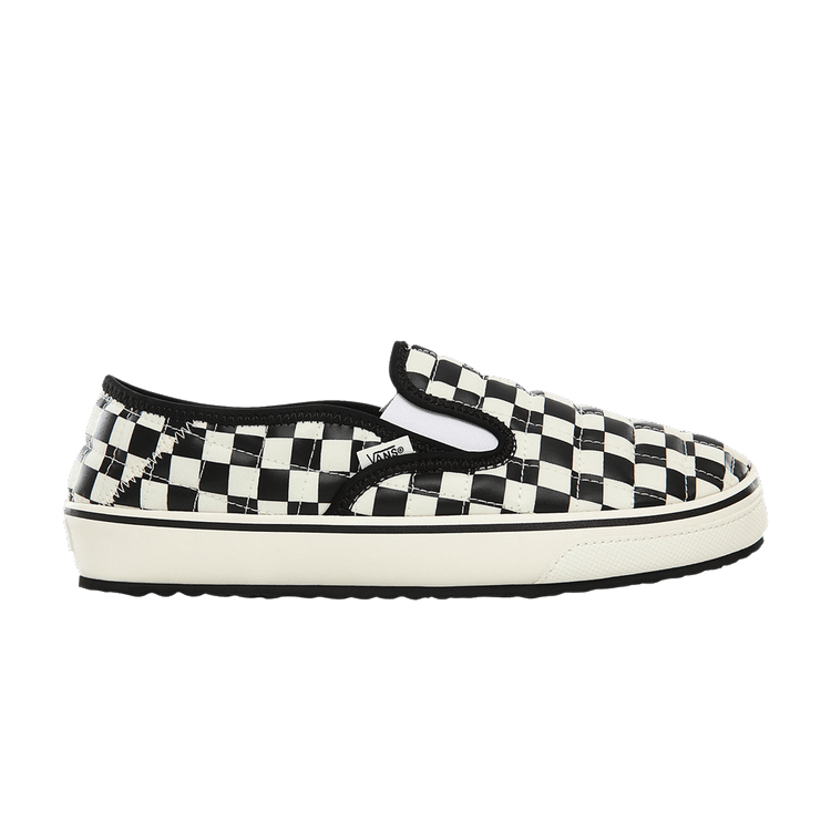 Vans Slip-Er 2 'Checkerboard - Black White' — Black/Classic White