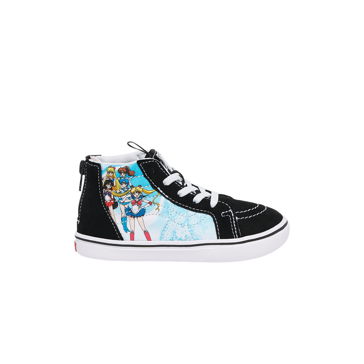 Sailor Moon x Vans Sk8-Hi Zip ComfyCush Toddler 'Pretty Guardian' — Multi/Black