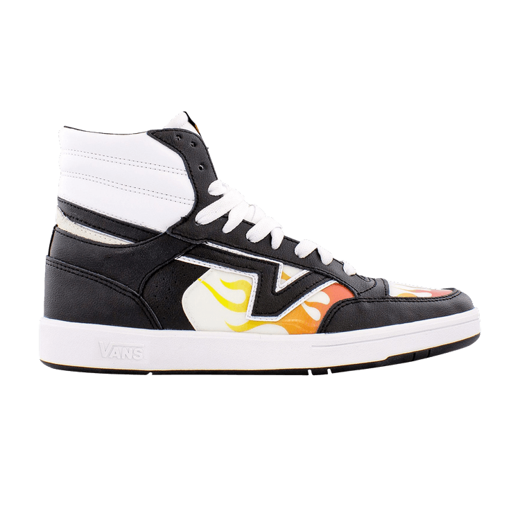 Vans Lowland High ComfyCush 'Lenticular' — Black/Persimmon Orange