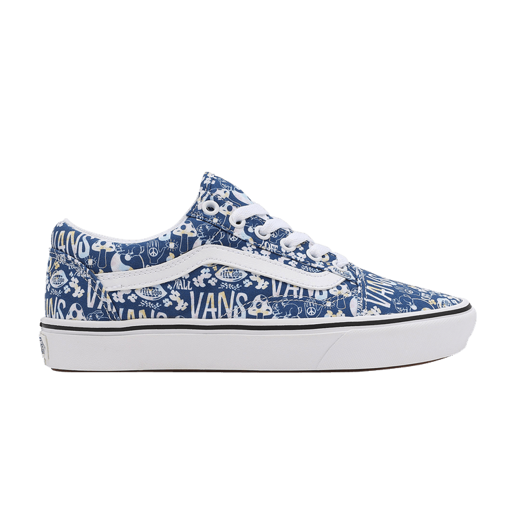 Vans ComfyCush Old Skool 'Pastel Tie Dye' — Multi-Color/True White