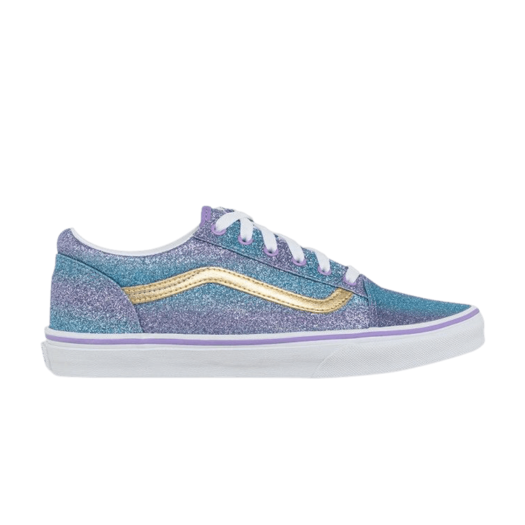 Vans Old Skool Kids 'Ombre Glitter' — Multi-Color/Gold