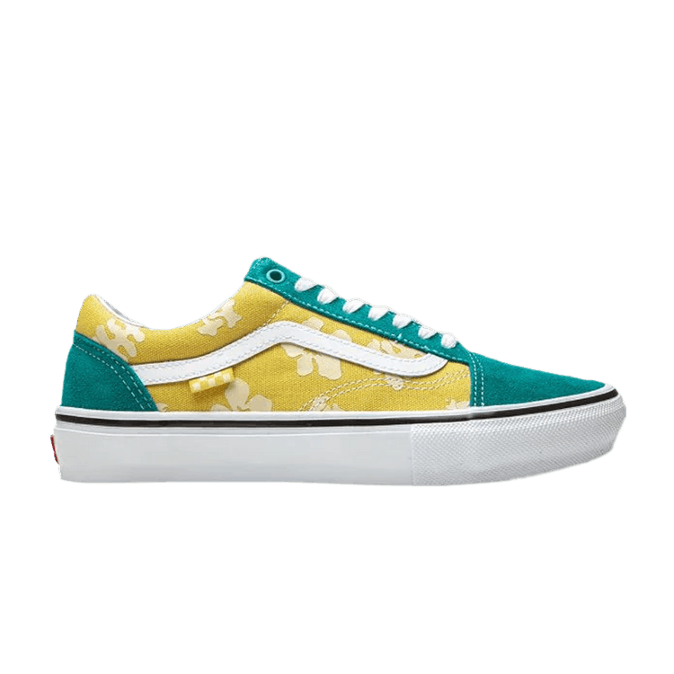 Vans Skate Old Skool 'Aloha' — Marine/Gold