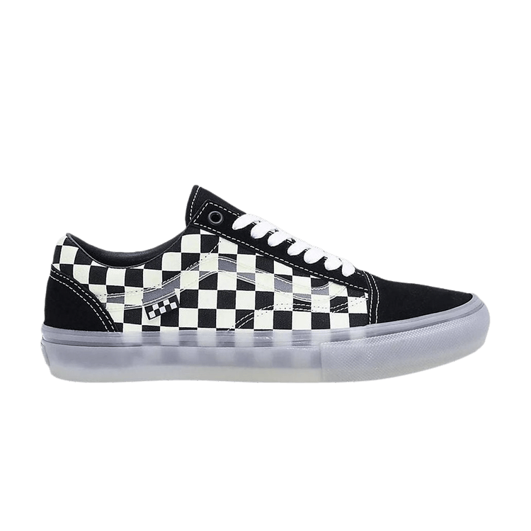 Vans Skate Old Skool 'Glow In The Dark Checkerboard' — Glow/Black