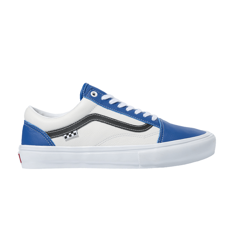 Vans Skate Old Skool 'Sport Leather - True Blue' — True Blue/White