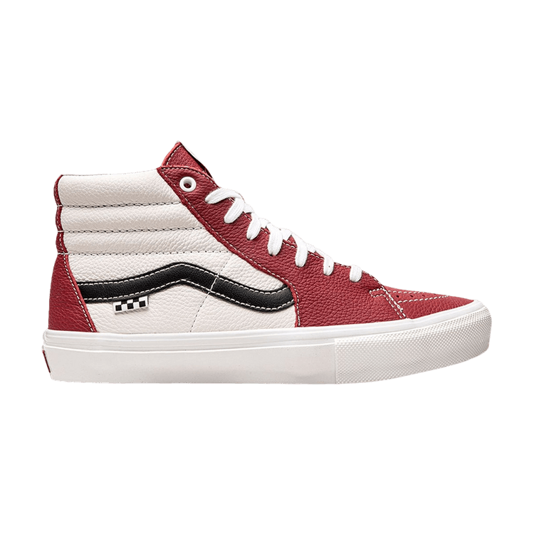 Vans Skate Sk8-Hi 'Chili Pepper White' — Chili Pepper/White