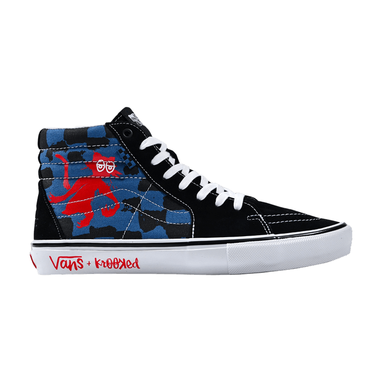 Krooked x Vans Skate Sk8-Hi 'Natas For Ray Barbee' — Black
