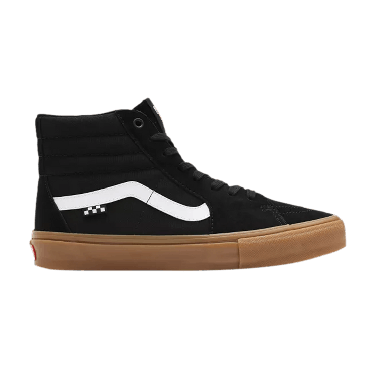 Vans Skate Sk8-Hi 'Checkerboard - Black Gum' — Black/Gum