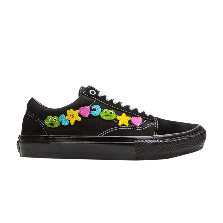 Frog Skateboards x Vans Skate Old Skool 'Black' — Black/Multi-Color