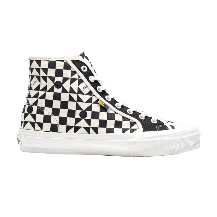 Taka Hayashi x Vans OG Style 24 LX 'White Checkerboard' — Classic White/Black