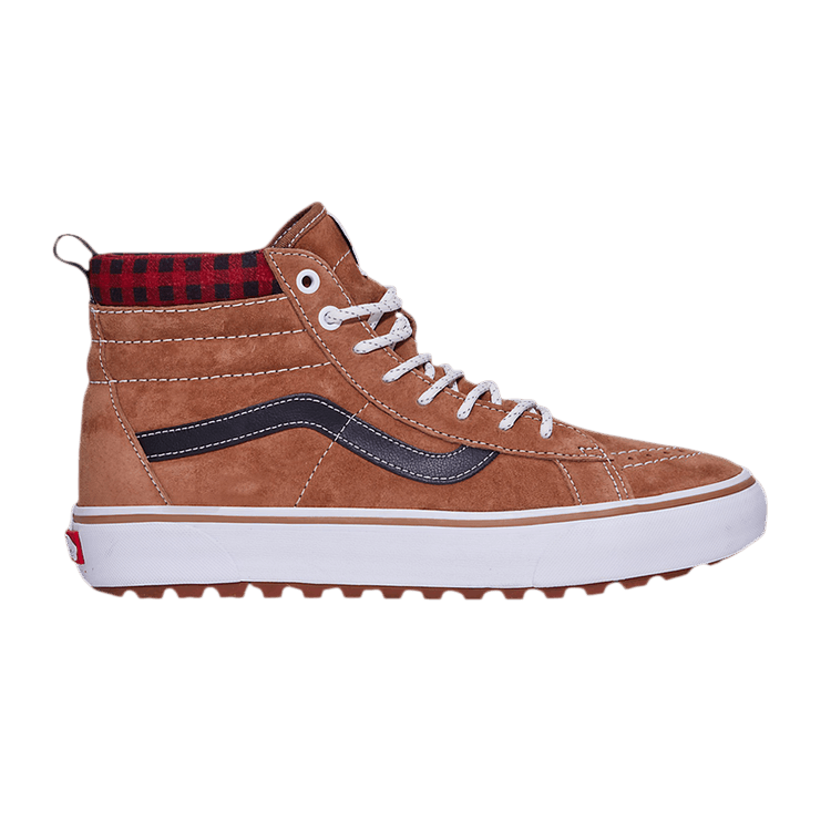 Vans Sk8-Hi MTE-1 'Plaid Brown' — Brown/Black