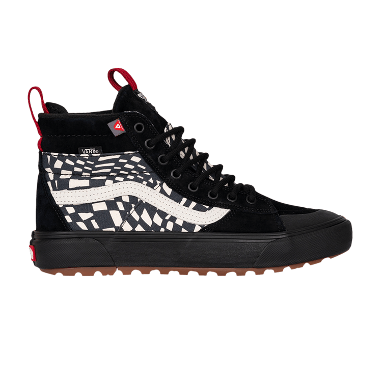 Vans Sk8-Hi MTE-2 'Warp Checkerboard' — Black/Warped Checker