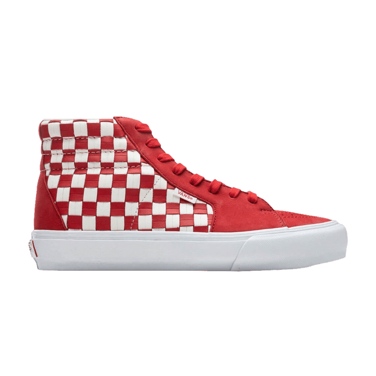 Vans Style 38 'Leather Woven - Red Blanc' — Red/Blanc/Dress Blues