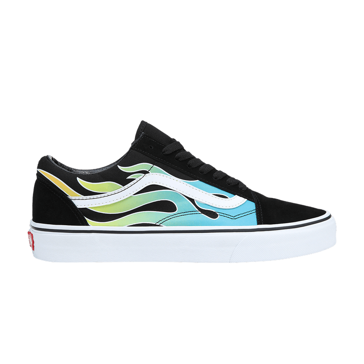 Vans Old Skool 'Glow Flame' — Black/White