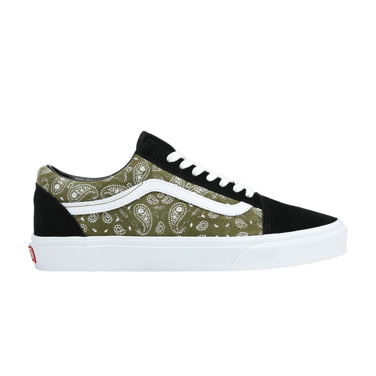 Vans Old Skool 'Paisley - Black Olive' — Black/Olive