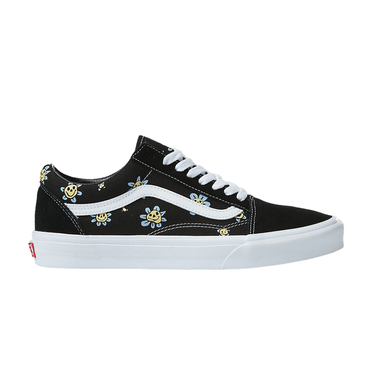 Vans Old Skool 'Trippy Grin Floral' — Black/Yellow
