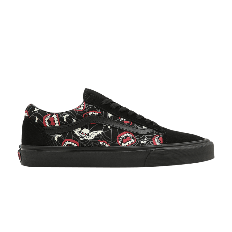 Vans Old Skool 'Glow Frights' — Black/Black