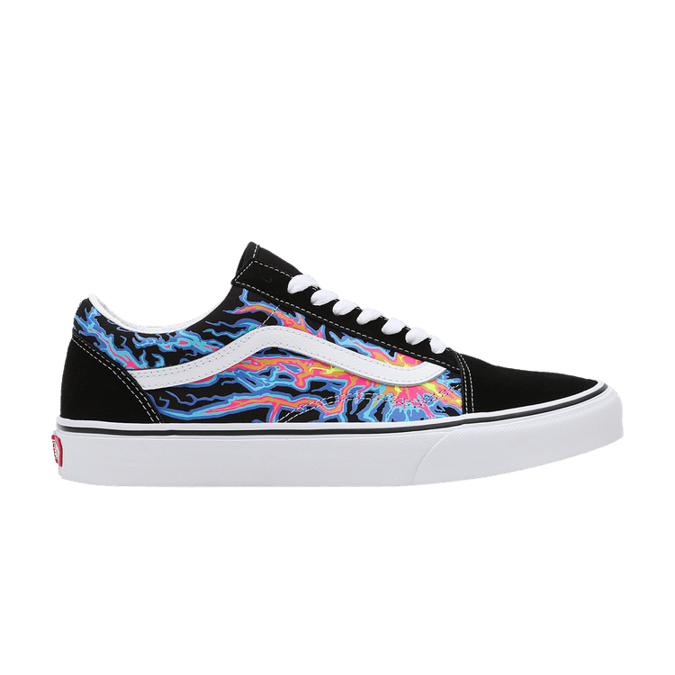 Vans Old Skool 'Electric Flame — Black/True White