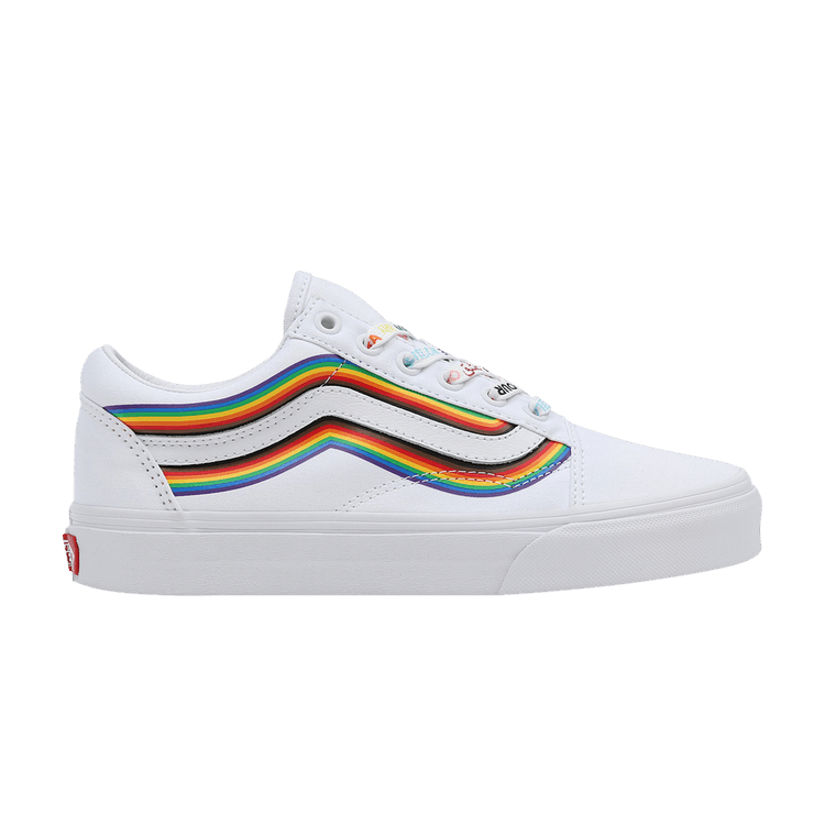 Vans Old Skool 'Pride - White Rainbow' — White/True White