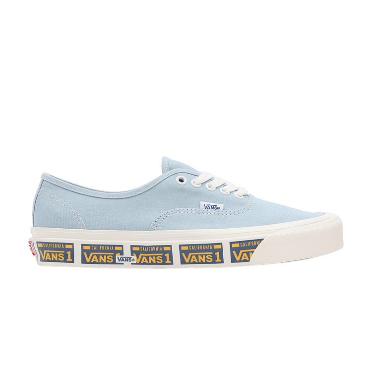 Vans Authentic 44 DX 'Anaheim Factory - Vanity Plate Light Blue' — Vanity Plate/Light Blue