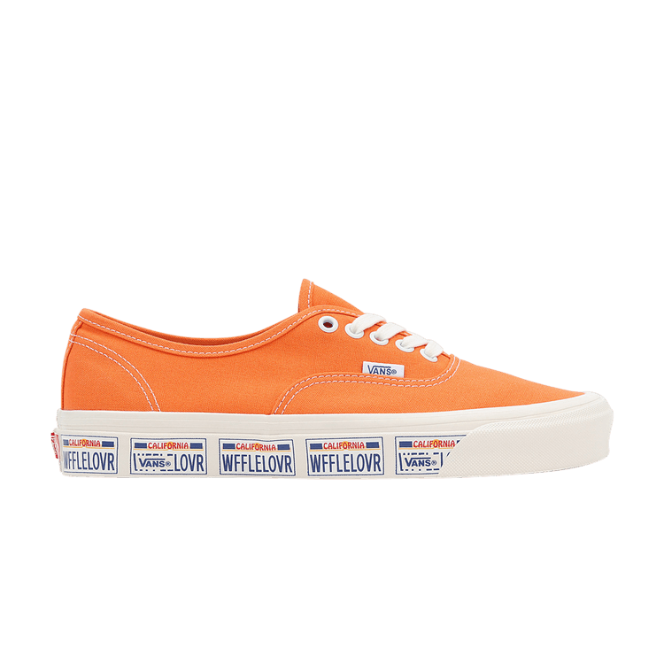 Vans Authentic 44 DX 'Anaheim Factory - Vanity Plate Orange Tiger' — Vanity Plate/Orange Tiger