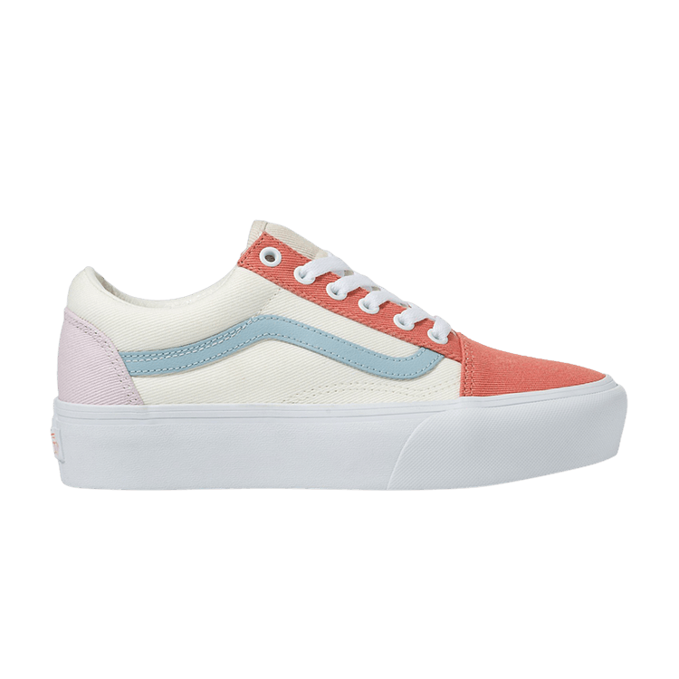 Vans Old Skool Platform 'Twill - Pastel Block' — Pastel Block/True White