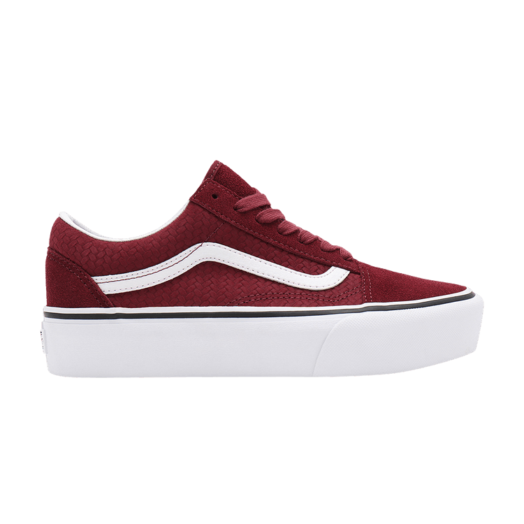 Vans Old Skool Platform 'Suede Emboss - Port Royal' — Port Royal/True White