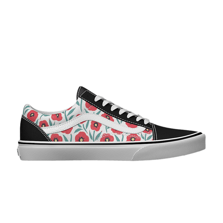 Vans Old Skool 'Flowers' — Black/True White
