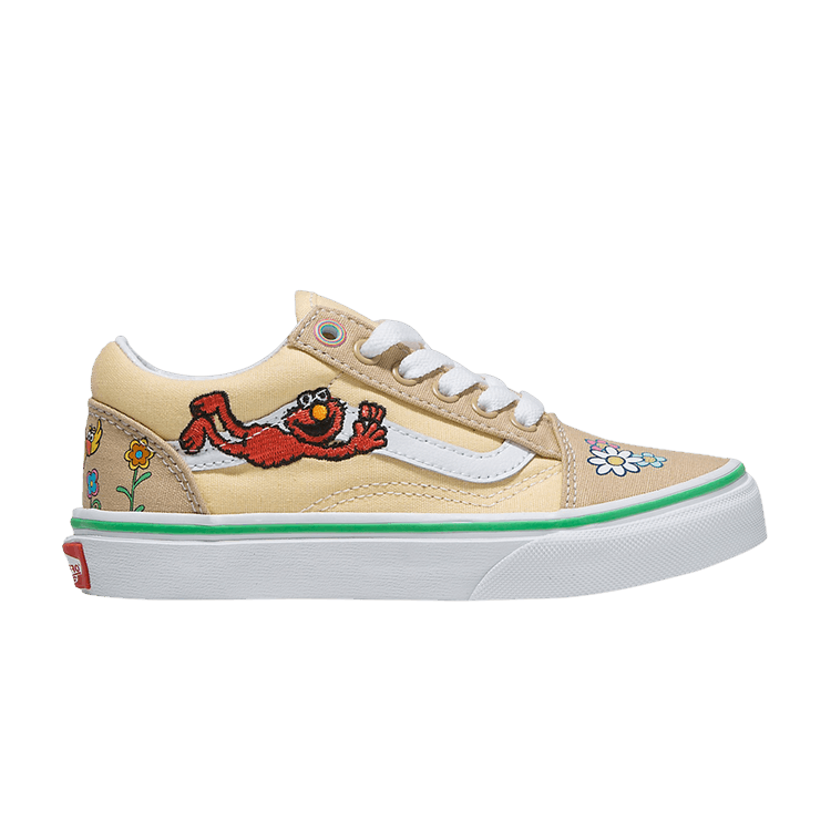 Sesame Street x Vans Old Skool Kids 'Elmo' — Natural