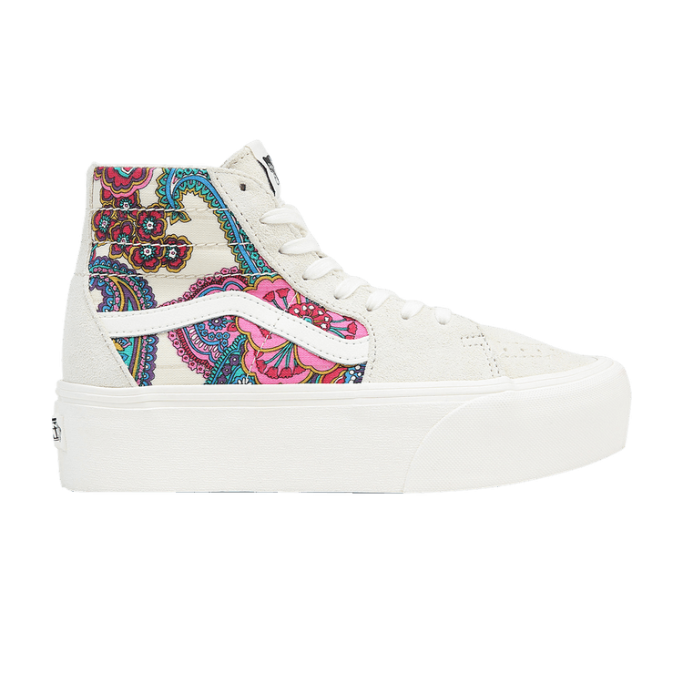 Vans Sk8-Hi Tapered Stackform 'Paisley Bloom Turtledove' — Paisley Bloom Turtledove