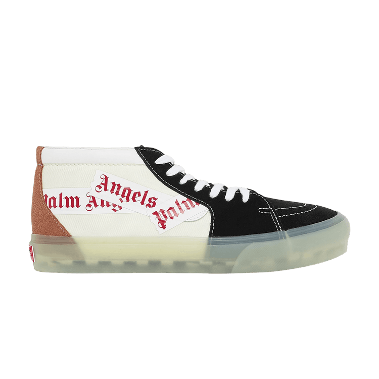 Palm Angels x Vans Sk8-Mid VLT LX 'Black' — Black/Chipmunk