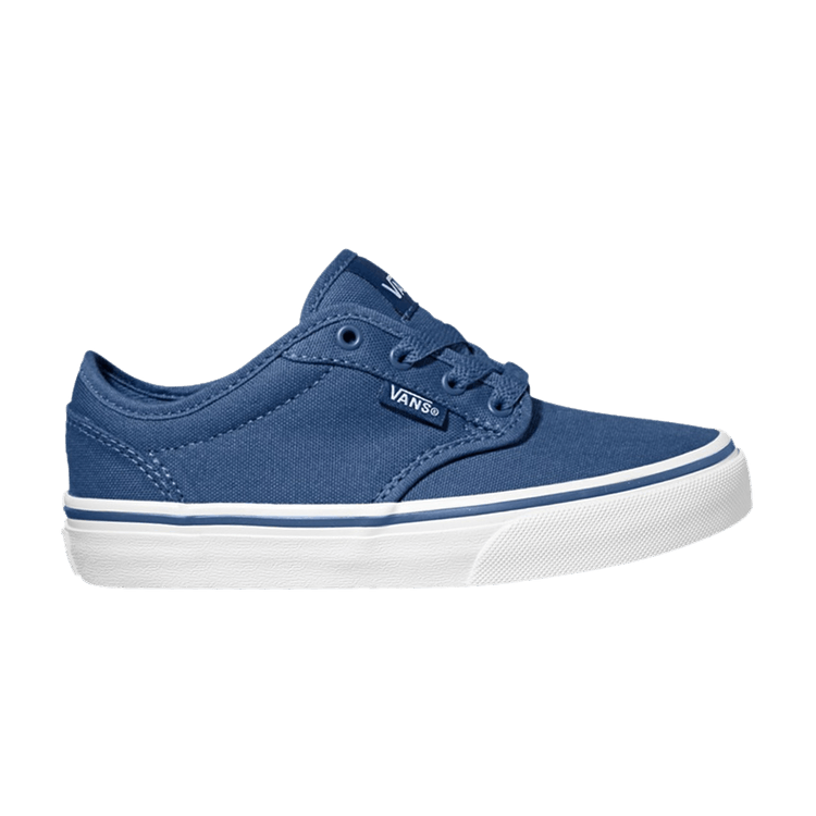 Vans Atwood Canvas Little Kids 'Navy' — Navy/White