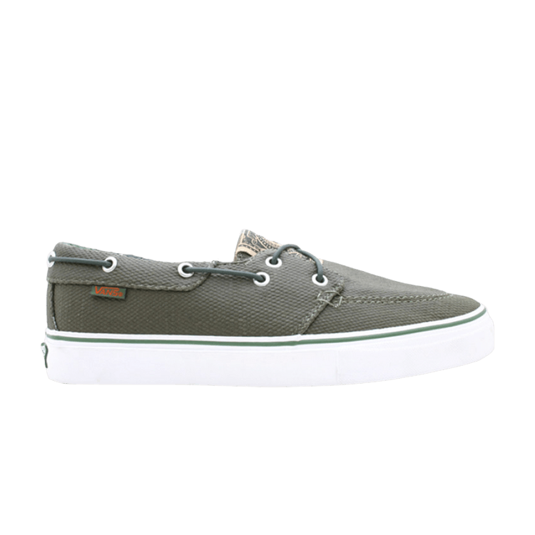 Vans Del Barco Lo Lx — Bronze Green/True White